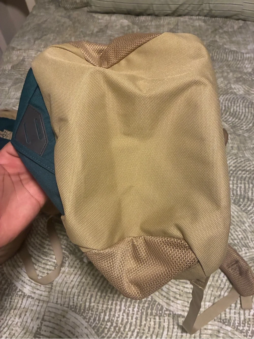 The North Face Jester Backpack - Tan & Dark Green